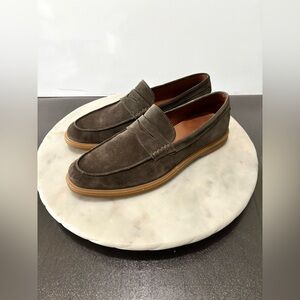 Peter Millar Excursionist Penny Loafer, Olive Green Men’s Size 9M FREE SHIPPING